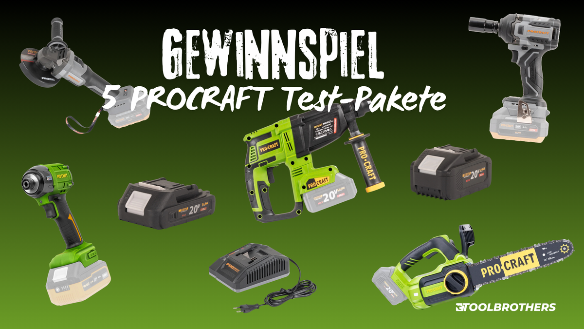 Community-Gewinnspiel: gewinne eins von fünf PROCRAFT Test-Paketen!