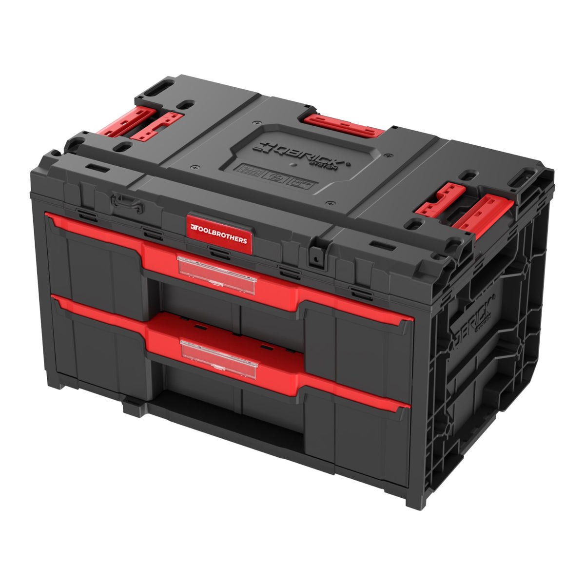 Toolbrothers RHINO XXL Drawer 2 ECO Mallette à tiroirs avec deux tiroirs + séparateurs 29 L IP66