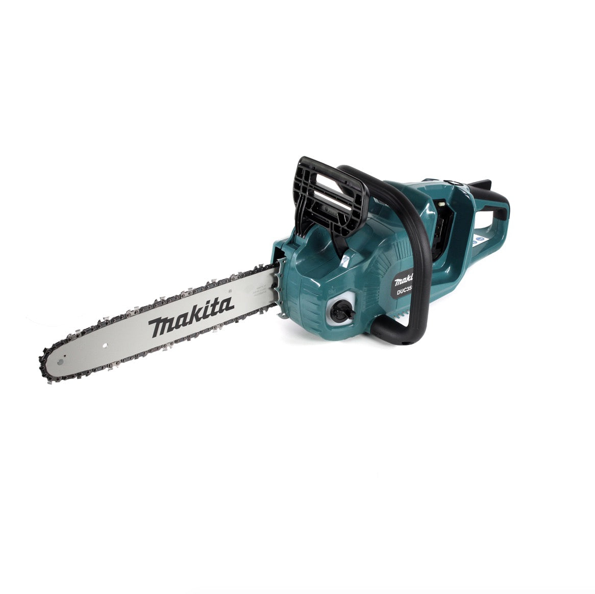 Makita DUC 355 Z Tronçonneuse à chaîne sans fil 36V ( 2x18V ) Brushless 35 cm Solo - sans batterie, sans chargeur