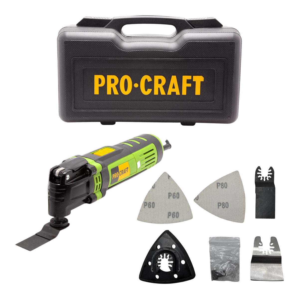 Procraft PMT650E outil multifonctionnel 400 watts + mallette