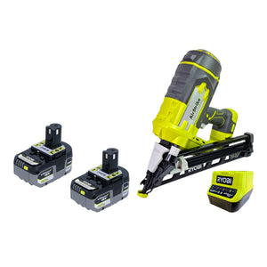 Cloueuse sans fil RYOBI R15GN18-0 18 V 24 - 64 mm + 2 batteries 5,0 Ah + chargeur