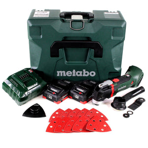 Metabo MT 18 LTX Outil multifonctions sans fil 18V (613021710) - Compatible OIS / Starlock + 2x Batteries 4,0Ah + Chargeur + Coffret de transport