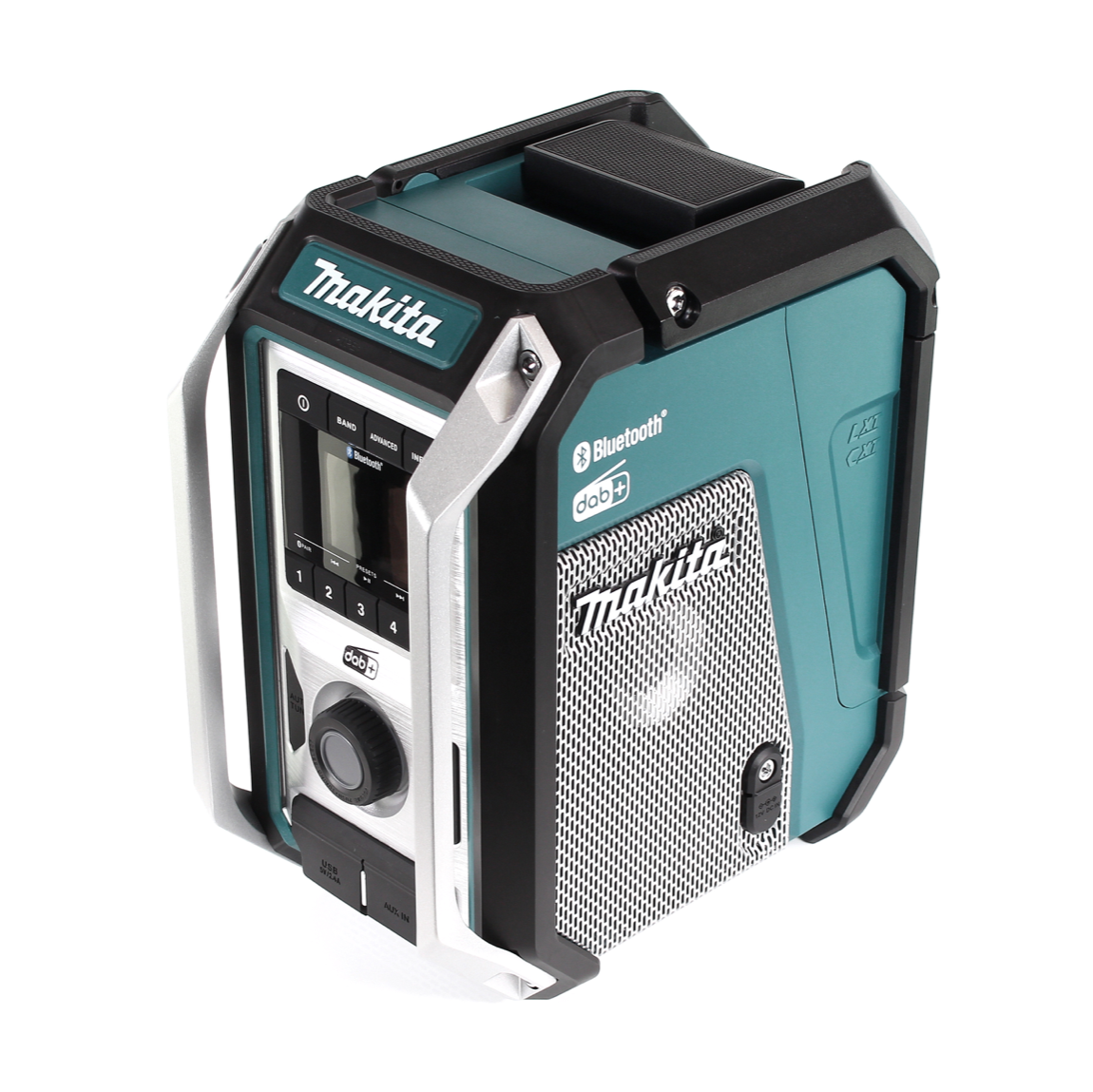 Makita DMR 115 Radio de chantier sans fil Solo 12V - 18V avec Bluetooth DAB + IP65 - sans batterie, sans chargeur