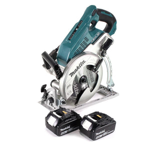 Makita DRS 780 G Scie circulaire sans fil 36V ( 2x18V ) 185 mm Brushless + 2x Batteries 6,0Ah - sans chargeur
