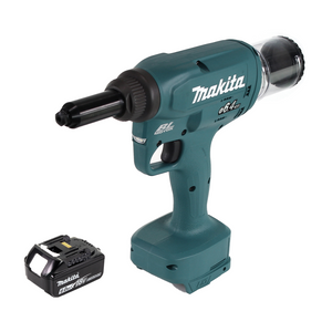 Makita DRV 250 G1 Outil de pose de rivets aveugles sans fil 18V 20kN brushless + 1x Batterie 6.0Ah - sans chargeur