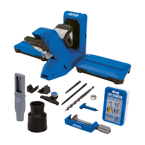 KREG Pocket Hole Jig 720 PRO Gabarit de perçage de trou de poche (KPHJ720PRO) + Station de base + Foret étagé + Foret + Vis