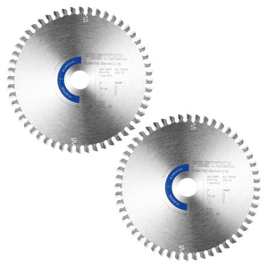 Festool HW Lame de scie circulaire Aluminium / Plastics 160 x 1,8 x 20 mm F/FA52 - pour scies plongeantes TS 55 F, TSC 55 K & scies circulaires portatives HK 55, HKC 55 - 2 pcs.(2x 205555)