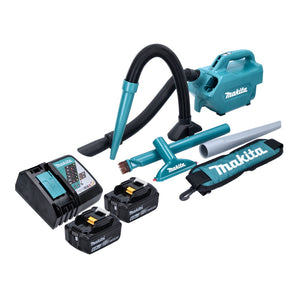 Makita DCL 184 RG Aspirateur sans fil 18 V - 54 mbar - 0,5 l + 2x Batteries 6,0 Ah + Chargeur