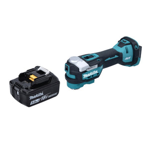 Makita DTM52T1 Découpeur-ponceur multifonction sans fil 18V Starlock Max Brushless + 1x Batterie 5,0 Ah - sans chargeur
