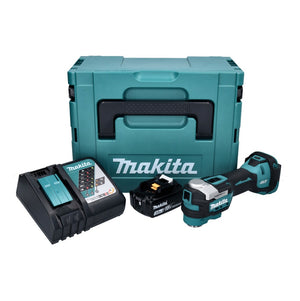 Makita DTM52RF1J Outil multifonctions sans fil Starlock Max Brushless 18V + 1x Batterie 3,0Ah + Chargeur + Coffret Makpac