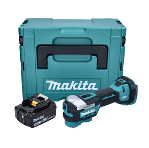 Makita DTM 52 M1J Outil multifonctions sans fil 18 V Starlock Max Brushless + 1x batterie 4,0 Ah + Makpac - sans chargeur