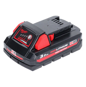 Milwaukee M18 HB3 High Output Batterie Li-Ion 18 V 3,0 Ah / 3000 mAh (4932471069) avec indicateur de niveau de charge