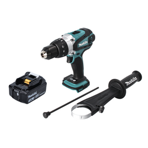 Makita DHP 458 F1 Perceuse-visseuse à percussion sans fil 18 V 91 Nm + 1x Batterie 3,0 Ah - sans chargeur