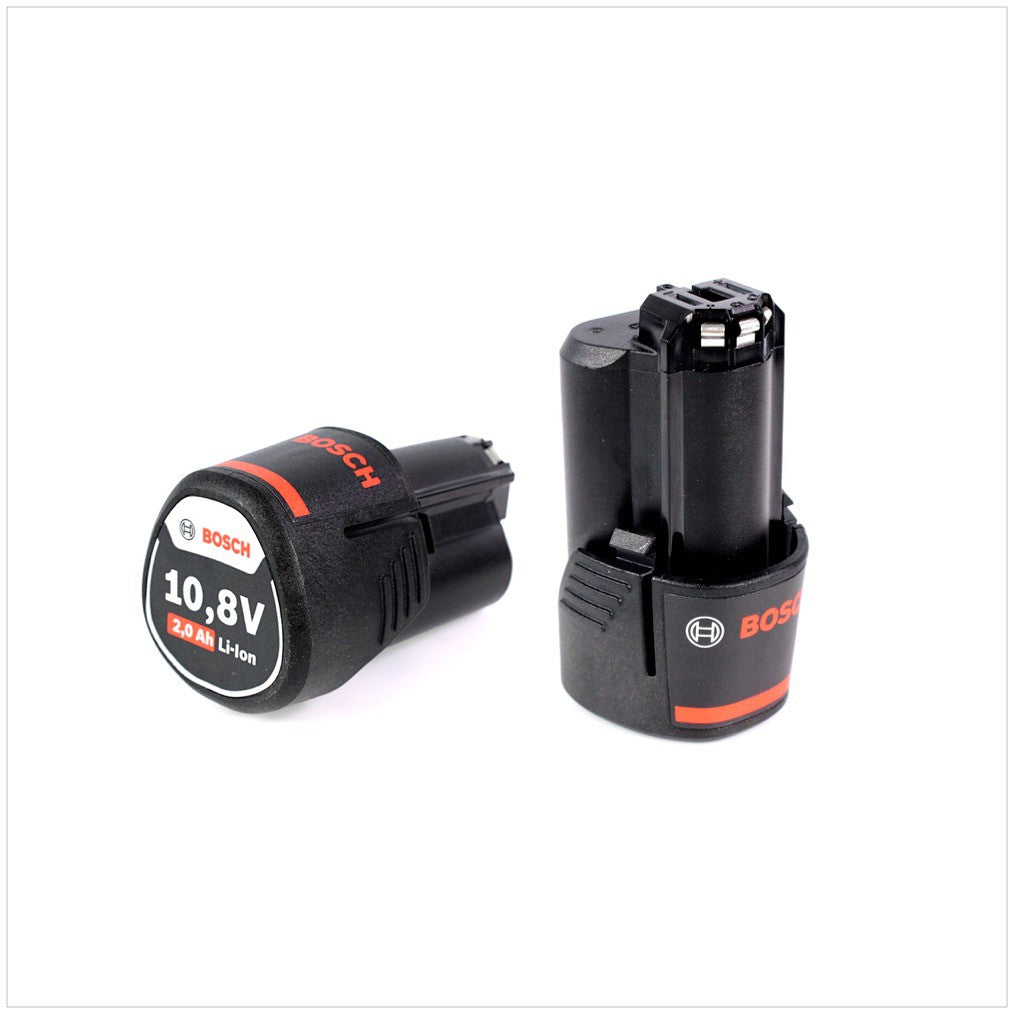 Bosch Starter-Set 10,8 V - 2x Batteries Professional 10,8V 2 Ah / 2000 mAh Lithium-Ion (2x 2607336879)