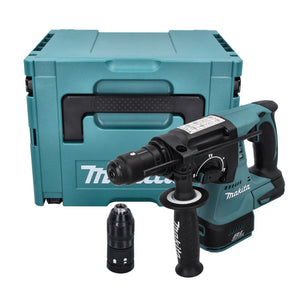 Makita DHR 243 ZJ Perforateur-burineur sans fil, sans balai, SDS-Plus, 18 V, 2 J + Makpac - sans batterie, sans chargeur