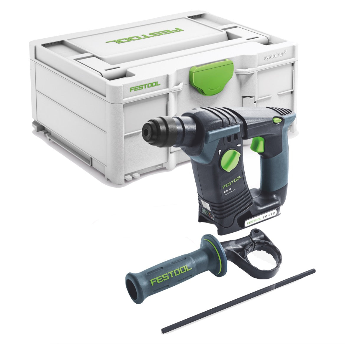 Festool BHC 18-Basic Marteau perforateur sans fil 18 V 1,8 J SDS Plus Brushless ( 577600 ) + Systainer - sans batterie, sans chargeur ( successeur de 576511 )