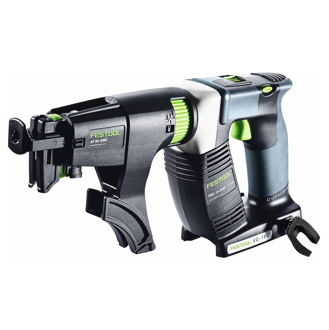 Festool DURADRIVE DWC 18-2500 Basic Visseuse de chantier sans fil 18 V 18 Nm Brushless + 2x batterie 3,0 Ah + chargeur + Systainer
