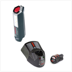 Bosch Professional GLI 12V-300 Lampe sans fil + 1x Batterie GBA 12 V 3,0 Ah + Chargeur GAL 1230