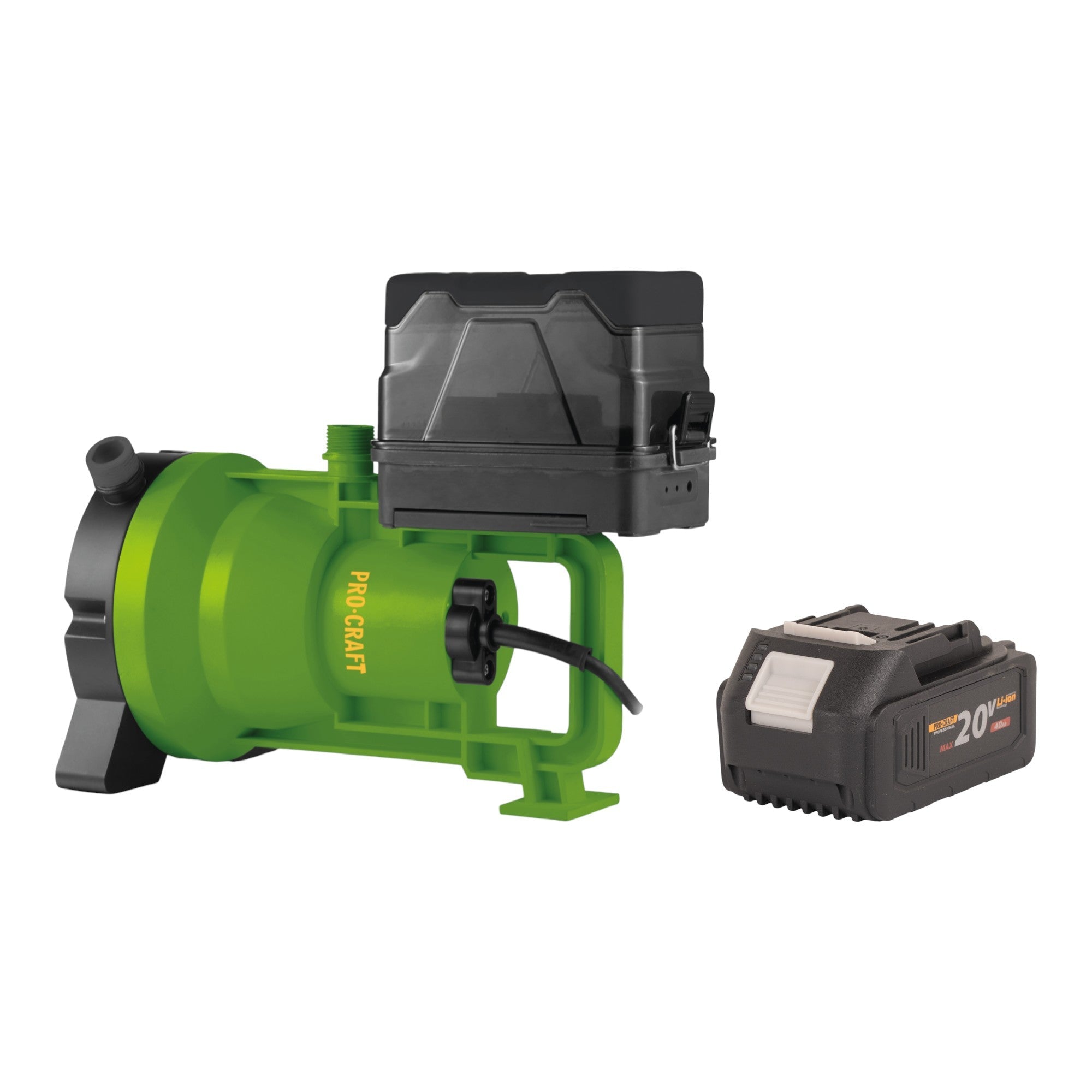 Procraft CPN21bb Akku Tauchpumpe 20 V 3200 l/h + 1x Akku 4,0 Ah - ohne Ladegerät