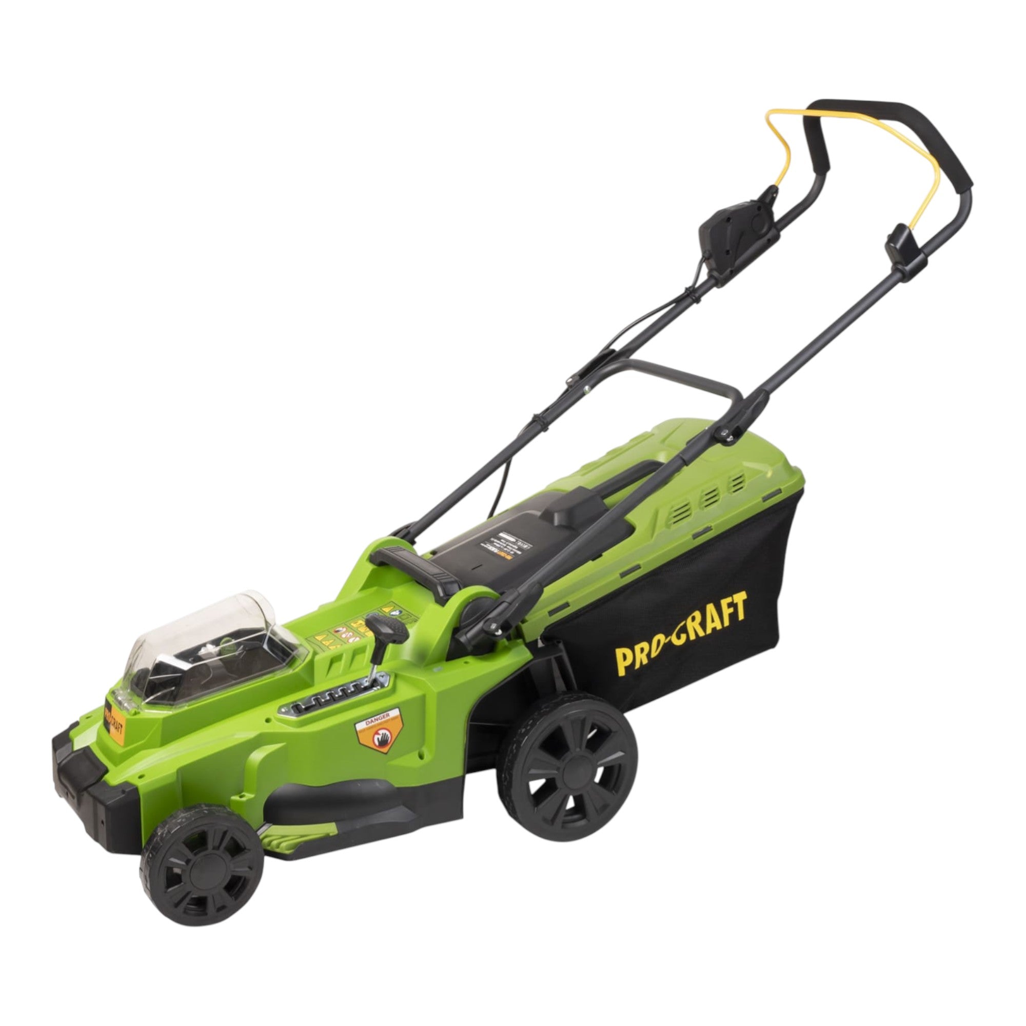 Procraft PLM20bb Akku Rasenmäher 40 V ( 2x 20 V ) 370 mm Brushless Solo - ohne Akku, ohne Ladegerät