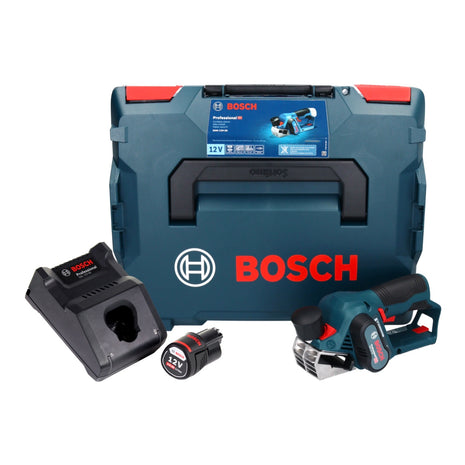 Bosch GHO 12V-20 Professional Akku Hobel 12 V Brushless + 1x Akku 3,0 Ah + Ladegerät + L-Boxx - Toolbrothers