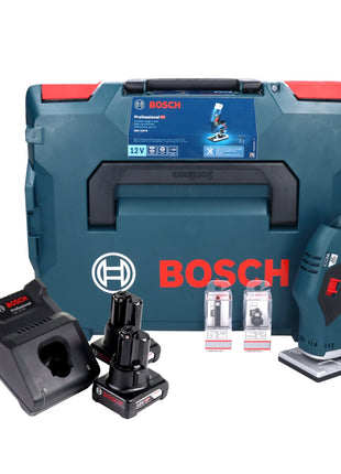 Bosch GKF 12V-8 Professional Akku Kantenfräse 12V + 2x Akku 6,0 Ah + Ladegerät + L-Boxx - Toolbrothers