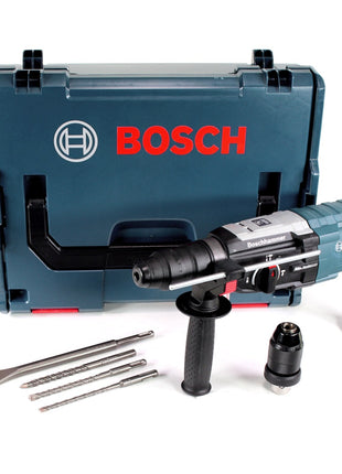 Bosch GBH 2-28 F Bohrhammer Professional mit SDS Plus in L-Boxx + Wechselbohrfutter + Meißel und Bohrer Set ( 0611267672 ) - Toolbrothers