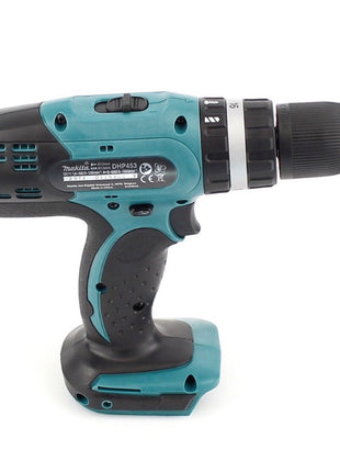 Makita DHP 453 ZJ Perceuse visseuse à percussion sans fil 18V 42Nm + Coffret Makpac - sans batterie - sans chargeur