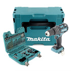 Makita DHP 480 ZJ 18 V Akku Schlagbohrschrauber + 101 tlg. Bit & Bohrer Steckschlüssel Set + Makpac - Toolbrothers