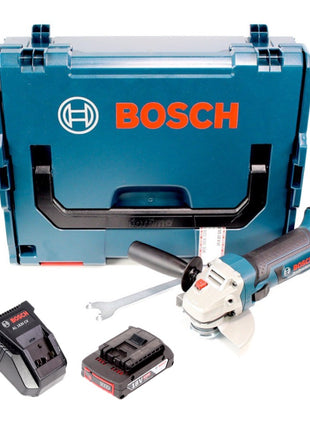 Bosch GWS 18-125 V-LI Akku Winkelschleifer 18V 125mm + 1x Akku 2,0Ah + Ladegerät + L-Boxx - Toolbrothers