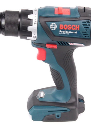 Bosch GSR 18 V-EC Akku Bohrschrauber brushless mit Metallbohrfutter (neue Version von 2016) + 1 x GBA 2 Ah Akku + AL 1820 Ladegerät in L-Boxx - Toolbrothers