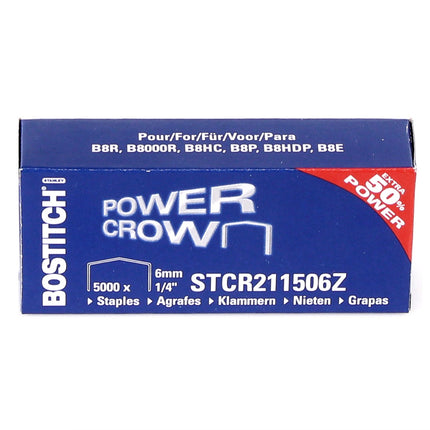 Bostitch Pro B8 Hochleistungsheftzange Tacker STCR2115 + 5.000 Stk. Heftklammern 6 mm 1/4" - Toolbrothers