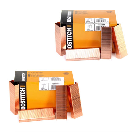 Bostitch DSA-3522-E 10,8 V Akku Kartonverschlusshefter im Koffer + 2x 1,5 Ah Akku + Ladegerät + 4000 Stk. Kartonklammern - Toolbrothers