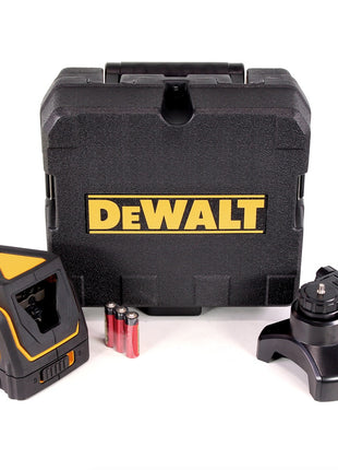 DeWalt DW 0811-XJ 360° batteriebetriebener Kreuzlinienlaser im Transportkoffer + 3x 1,5 V Batterien - Toolbrothers