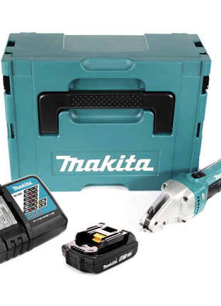 Makita DJS 101 RA1J Akku Blechschere 18 V + 1x Akku 2,0 Ah + Ladegerät + Makpac - Toolbrothers