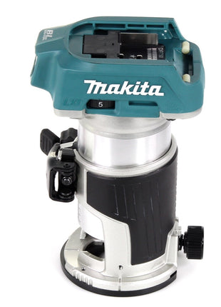 Makita DRT 50 RTJ X2 18 V Li-Ion Akku Brushless Multifunktionsfräse im Makpac inkl. Fräsmodule + 2x 5,0 Akku + Ladegerät - Toolbrothers