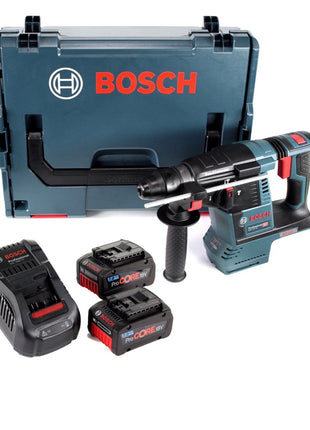 Bosch GBH 18 V-26 Akku Bohrhammer Professional SDS-Plus + 2x Akku 7,0Ah ProCORE + Ladegerät + L-Boxx - Toolbrothers