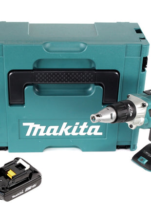 Makita DFS 250 A1J Akku Trockenbauschrauber 18 V Brushless + 1x Akku 2,0 Ah + Makpac - ohne Ladegerät - Toolbrothers