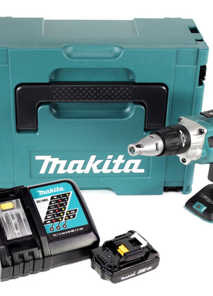 Makita DFS 250 RA1J Akku Trockenbauschrauber 18 V Brushless + 1x Akku 2,0 Ah + Ladegerät + Makpac - Toolbrothers