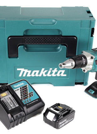 Makita DFS 250 RG1J Akku Trockenbauschrauber 18 V Brushless + 1x Akku 6,0 Ah + Ladegerät + Makpac - Toolbrothers