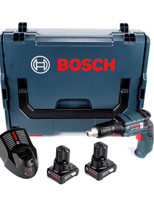 Bosch GTB 12V-11 Akku Trockenbauschrauber 12V 11Nm brushless + 2x Akku 6,0Ah + Ladegerät + L-Boxx - Toolbrothers