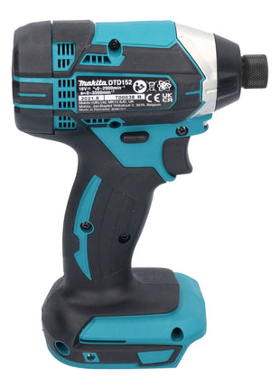 Makita DTD 152 SFJ-R Clé à choc sans fil 18 V 165 Nm 1/4'' + 2x batterie 3,0 Ah + chargeur + RHINO