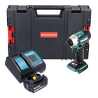 Makita DTD 155 SF1J-R Atornillador de impacto inalámbrico 18 V 140 Nm sin escobillas + 1x batería 3,0 Ah + cargador + RHINO