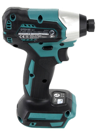 Llave de impacto a batería Makita DTD 155 SFJ-R 18 V 140 Nm sin escobillas + 2x baterías 3,0 Ah + cargador + RHINO