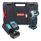 Makita DHP 489 SF1J-R Perceuse-visseuse à percussion sans fil 18 V 73 Nm Brushless + 1x batterie 3,0 Ah + chargeur + RHINO