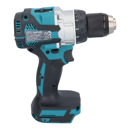 Makita DHP 489 SF1J-R Perceuse-visseuse à percussion sans fil 18 V 73 Nm Brushless + 1x batterie 3,0 Ah + chargeur + RHINO