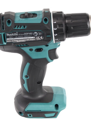 Makita DDF 482 SFJ-R taladro atornillador inalámbrico 18V 62Nm + 2x baterías 3,0 Ah + cargador + RHINO