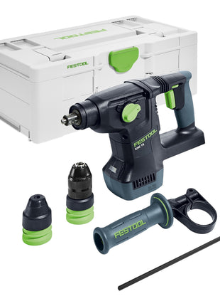 Festool KHC 18 EB-Basic Marteau combiné sans fil 18 V 2,6 J SDS-Plus Brushless ( 577447 ) + Systainer - sans batterie, sans chargeur