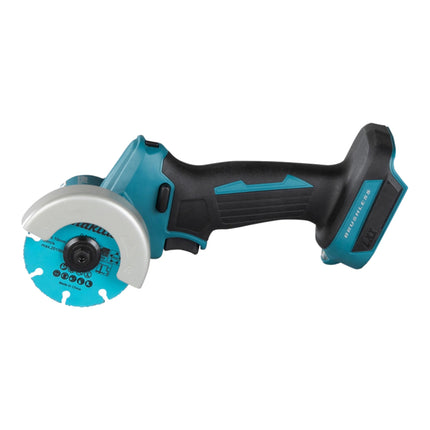 Makita DMC 300 M1J Meuleuse d'angle sans fil 18 V 76 mm Brushless + 1x batterie 4,0 Ah + Makpac - sans chargeur