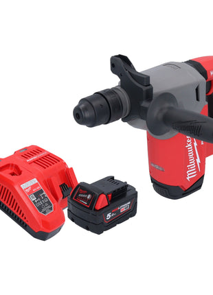 Marteau combiné à batterie Milwaukee M18 FHX-501 18 V 2,5 J SDS-Plus brushless + 1x batterie 5,0 Ah + chargeur